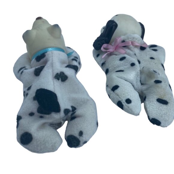 Puppy Surprise Jaxie the Dalmatian Mom Just Play Toy Dog Plush 2 Puppies - Picture 9 of 14